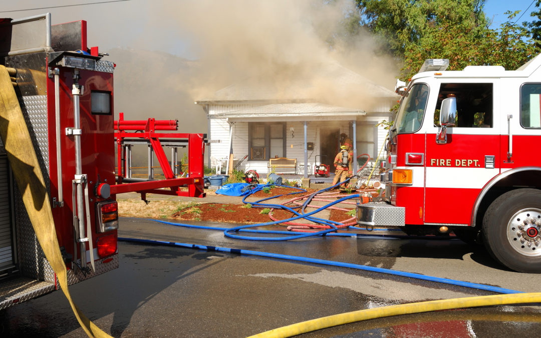 Attack and Backup lines in front of a Single family dwelling on fire